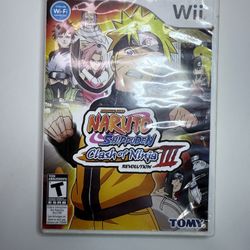 Naruto Shippuden: Clash of Ninja Revolution III (Nintendo Wii, 2009) CIB