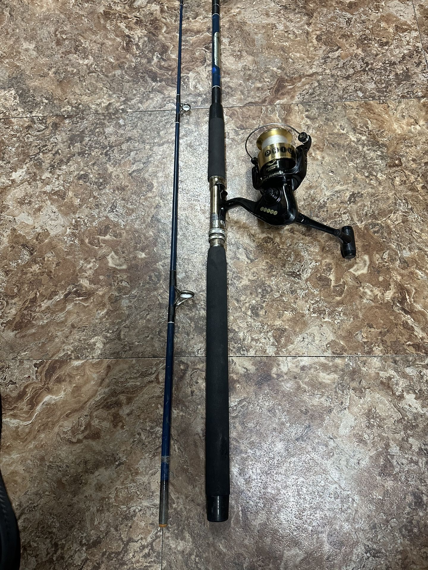 Custom made Fishing Combo . Rod And Reel Set Up