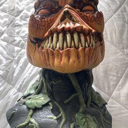 Adult Pumpkin Mask Full Face + Neck Halloween