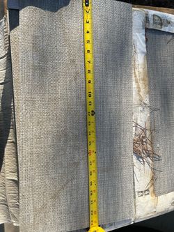 $170$ Heavy Duty 9mm Gray Porcelain Floor/Wall Tiles - Made  in Italy - 12" x 25"