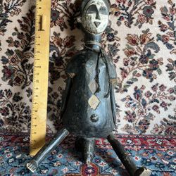 Vintage African Carved Wood Fertility Statue  