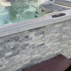 Jacuzzi Spa Rock Siding Wiring Clean & Repair 