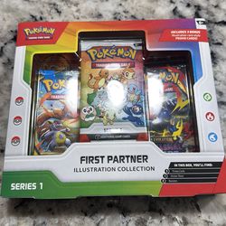 Pokemon first partner illustration collection