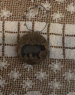 Ceramic Bear Wall Hanging