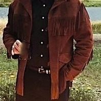 Trego Vintage Western Fringe Jacket 