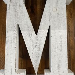Wood Letter M - Hobby Lobby-10.00