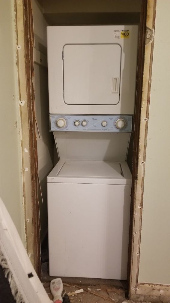 Washer and dryer