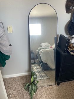 Modern Black Edged Mirror