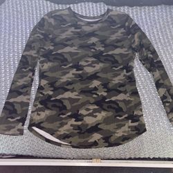 Camo Long Sleeve Shirt 