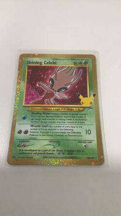 Pokemon 30th edition Shining Celebi - ME: 30th Celebration Classic Collection  (30C)