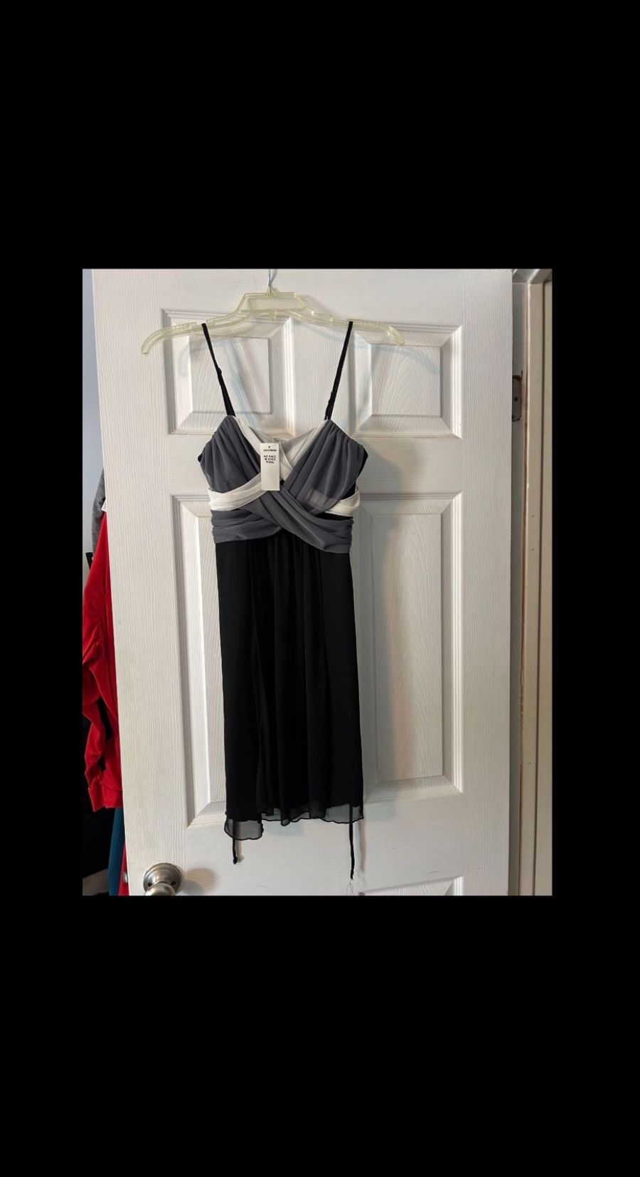Juniors Black Cocktail Dress