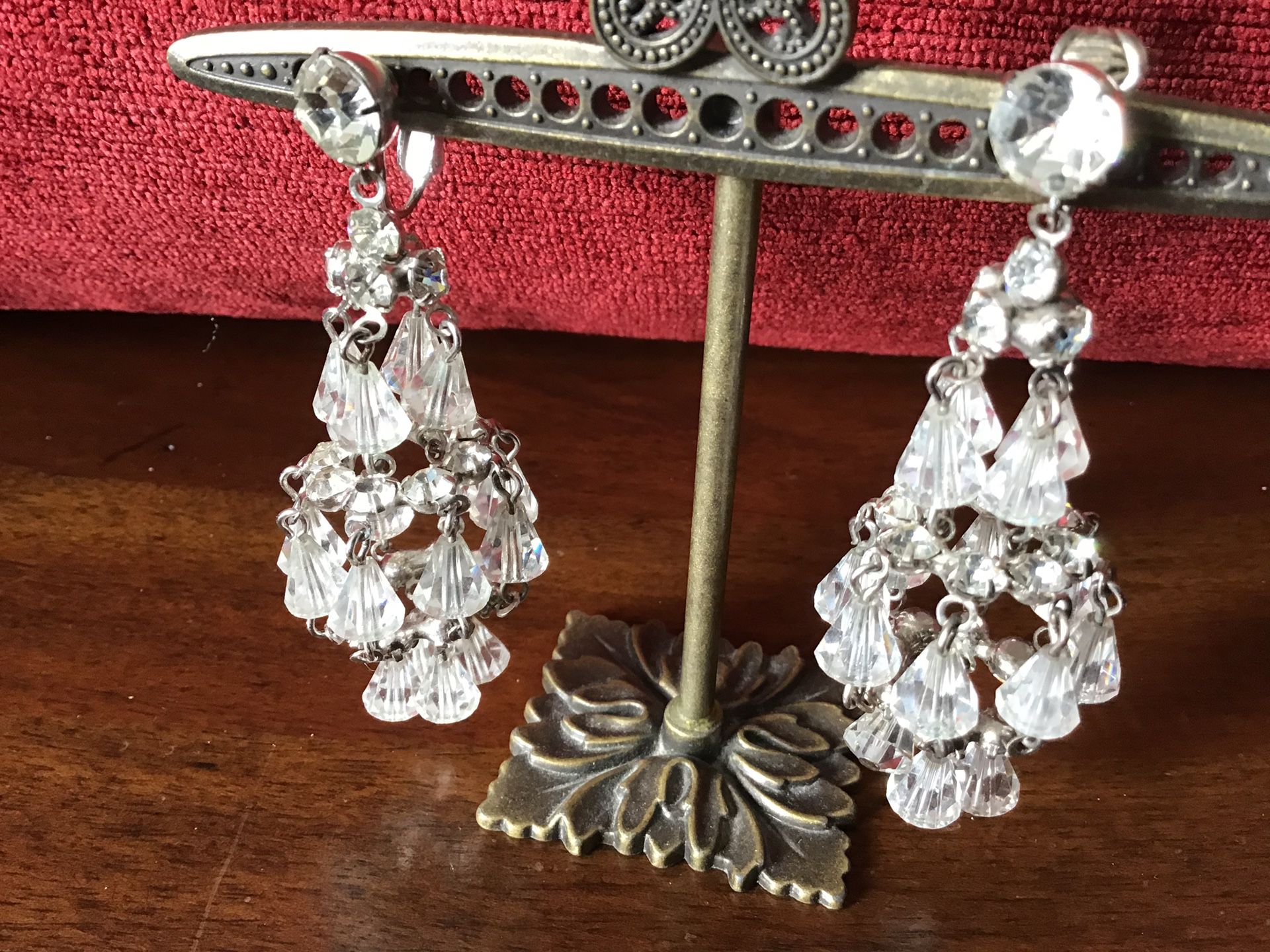 Hattie Carnegie Chandelier Earrings