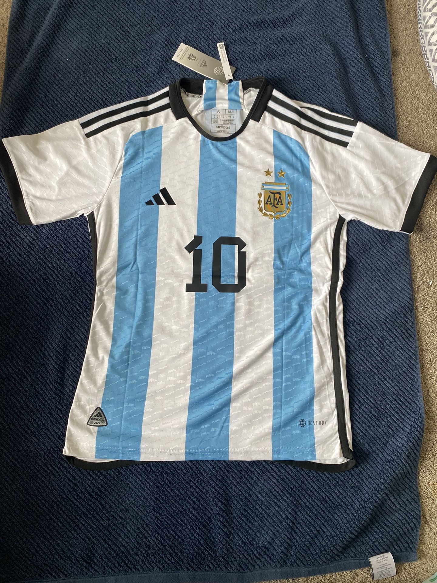 Messi Soccer Jersey Argentina Authentic 3 Star Player Version for Sale in  Hayward, CA - OfferUp