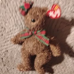 Ty Beannie Baby Holiday Bear