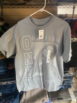 Men's Aaliyah "One In A Million" Album Cover Crewneck Graphic Tee