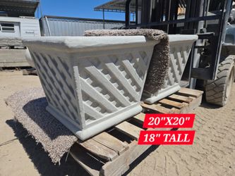 CONCRETE CEMENT PLANTERS $200 EACH