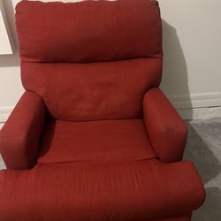 Red Couch & Love Seat 