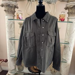 Zara Denim Oversized Jacket New Size Small