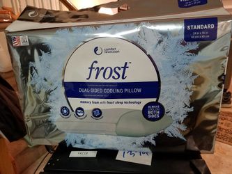 Frost cooling top pillow memory foam