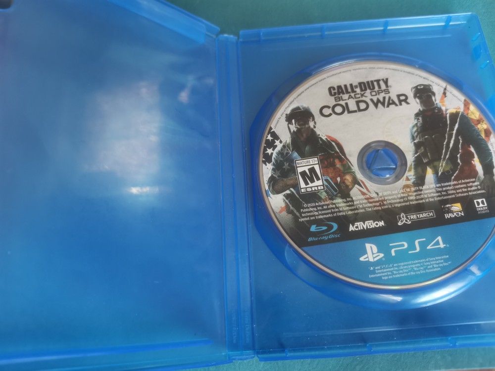 PS4 Call of Duty Cold War
