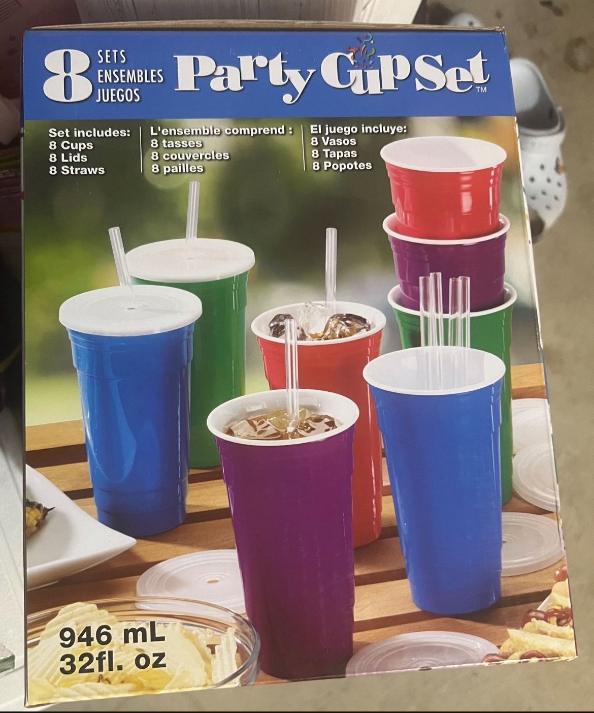8-piece Reusable Insulated Party Cup