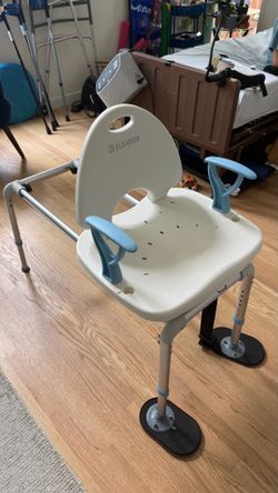 ELENKER sliding shower chair