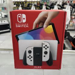 Nintendo Switch OLED All White! Finance For $50 Down Payment!!