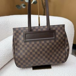 Louis Vuitton Parioli Shoulder Bag PM Brown Canvas