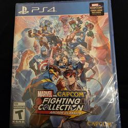 Playstation 4 Sealed Game, Marvel Vs Capcom Fighting Collection Arcade Classics