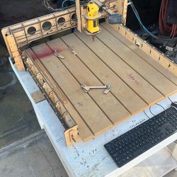 CNC Table With Router, Mini PC , Webcam To Record 