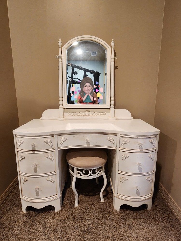 Vanity And Stool