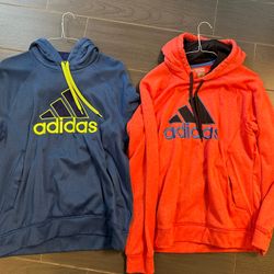 Adidas ClimaCool Men’s Hoodie Bundle (2) New - No Tags    
