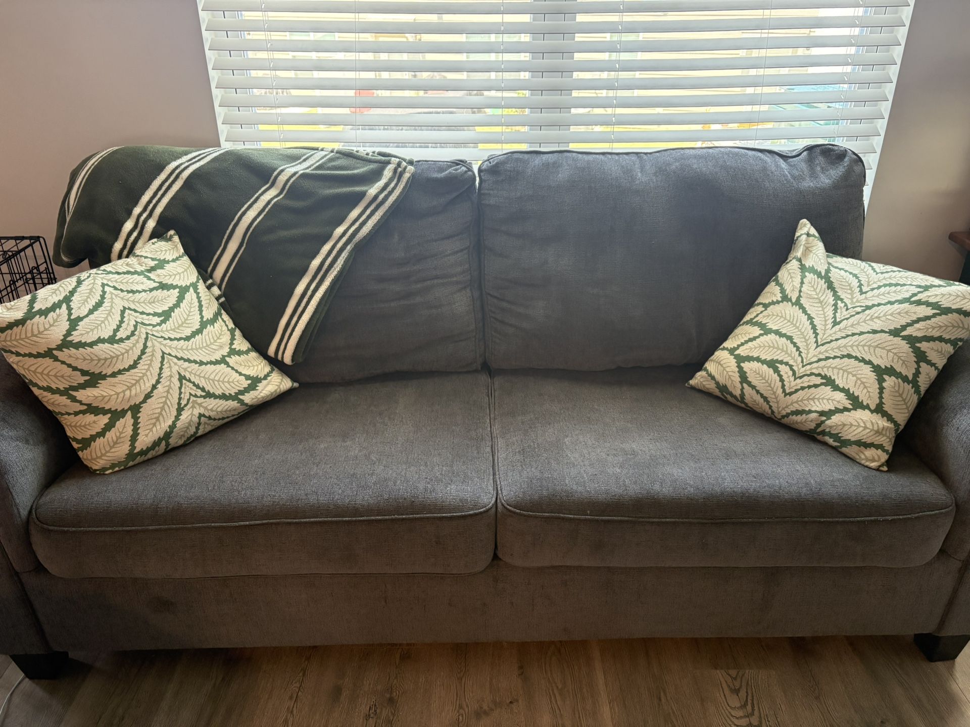love seat and couch