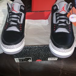 Air Jordan 3 Black/Cement Sz 11 Brand New