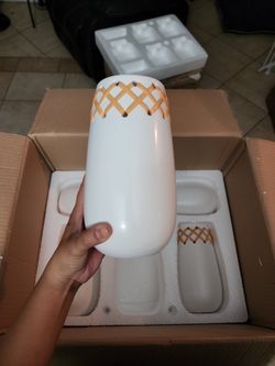 Decorative Ceramic Vessel Tall 