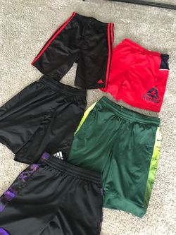 Lot of 5 Athletic Shorts Adidas Reebok Nike