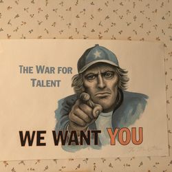 Paul Davis signed -The War for Talent