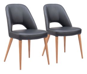 Leith Black Dining Chair (Set of 2)