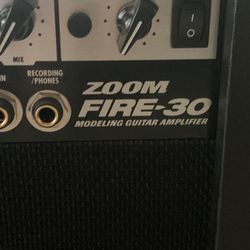 ZOOM FIRE-30 Modeling Guitar Amplifier
