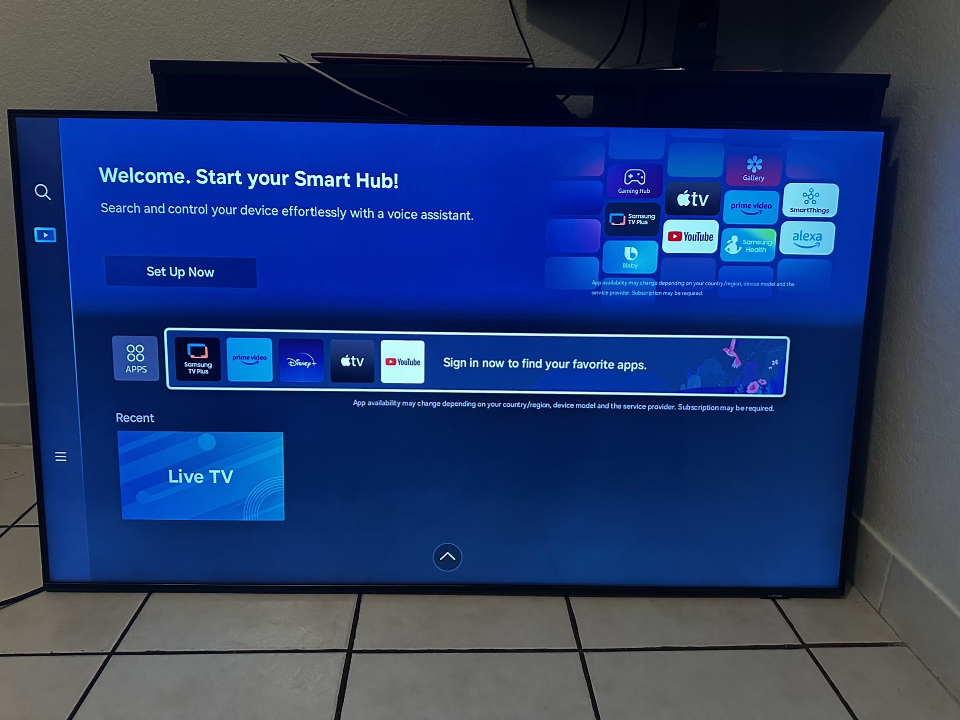 Samsung 55β 4K Smart TV β Excellent Condition