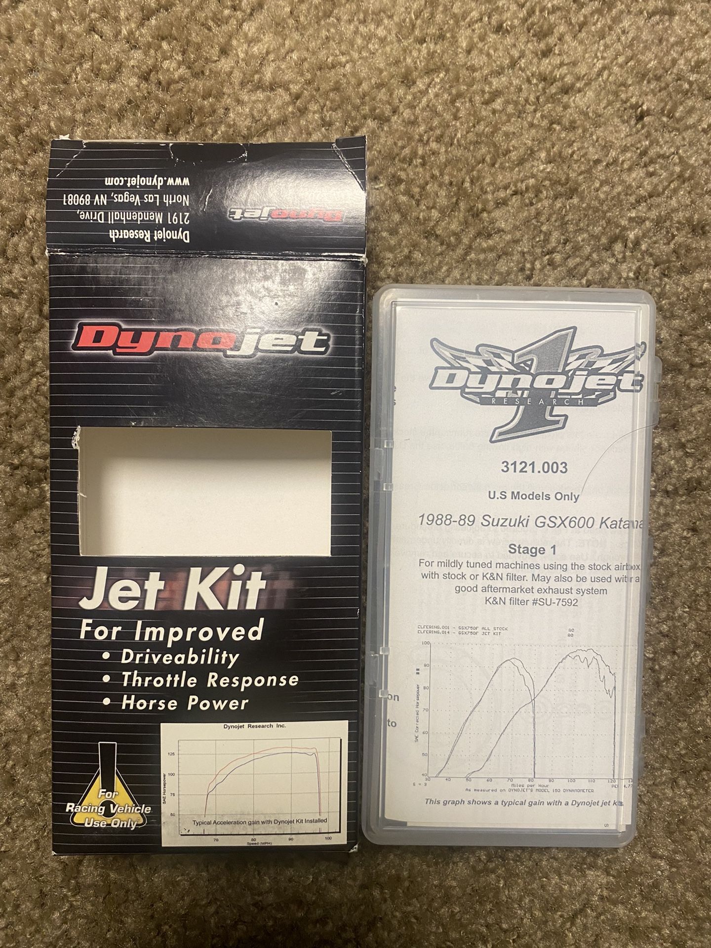 DynoJet Jet Kit For 1988-89 Suzuki GSX600 Katana