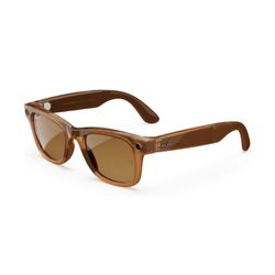 Meta Ray-Ban AI Smart Glasses - Limited Edition Caramel Brown Polarized - Large