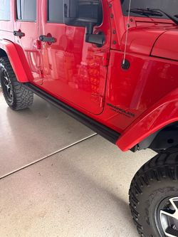 Step sides for 4 door jeep