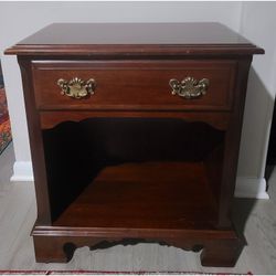 Pennsylvania House Wood Nightstand 