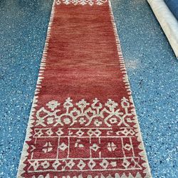 Pottery Barn Desa Bordered Hand-Tufted Wool Rug