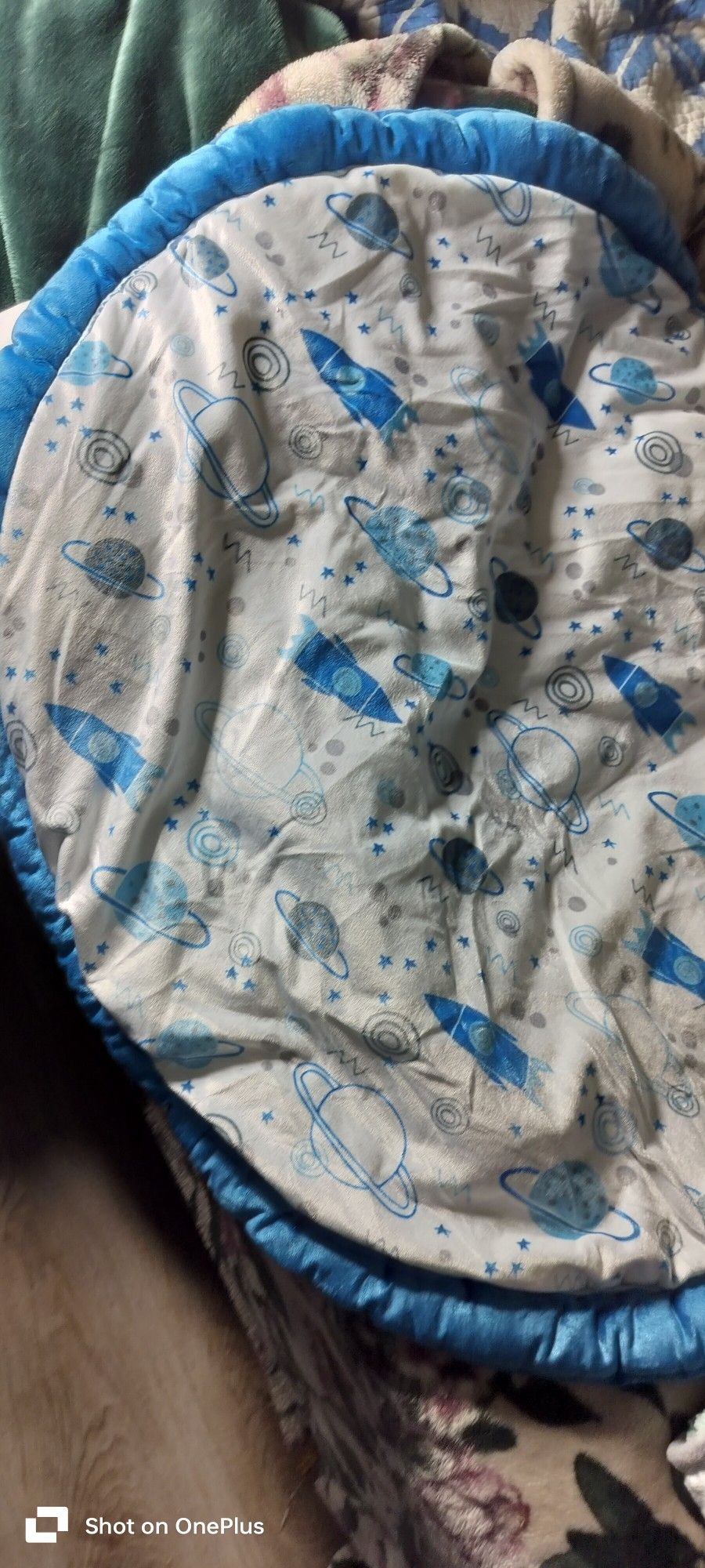 Play Mat Round Space Theme