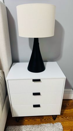 Nightstand And Lamp