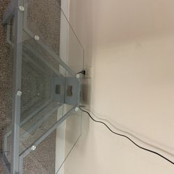 Glass TV stand