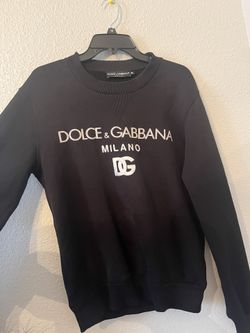 Size 44/M Dolce And Gabbana Printed Jersey DG  Embroidery Sweatshirt