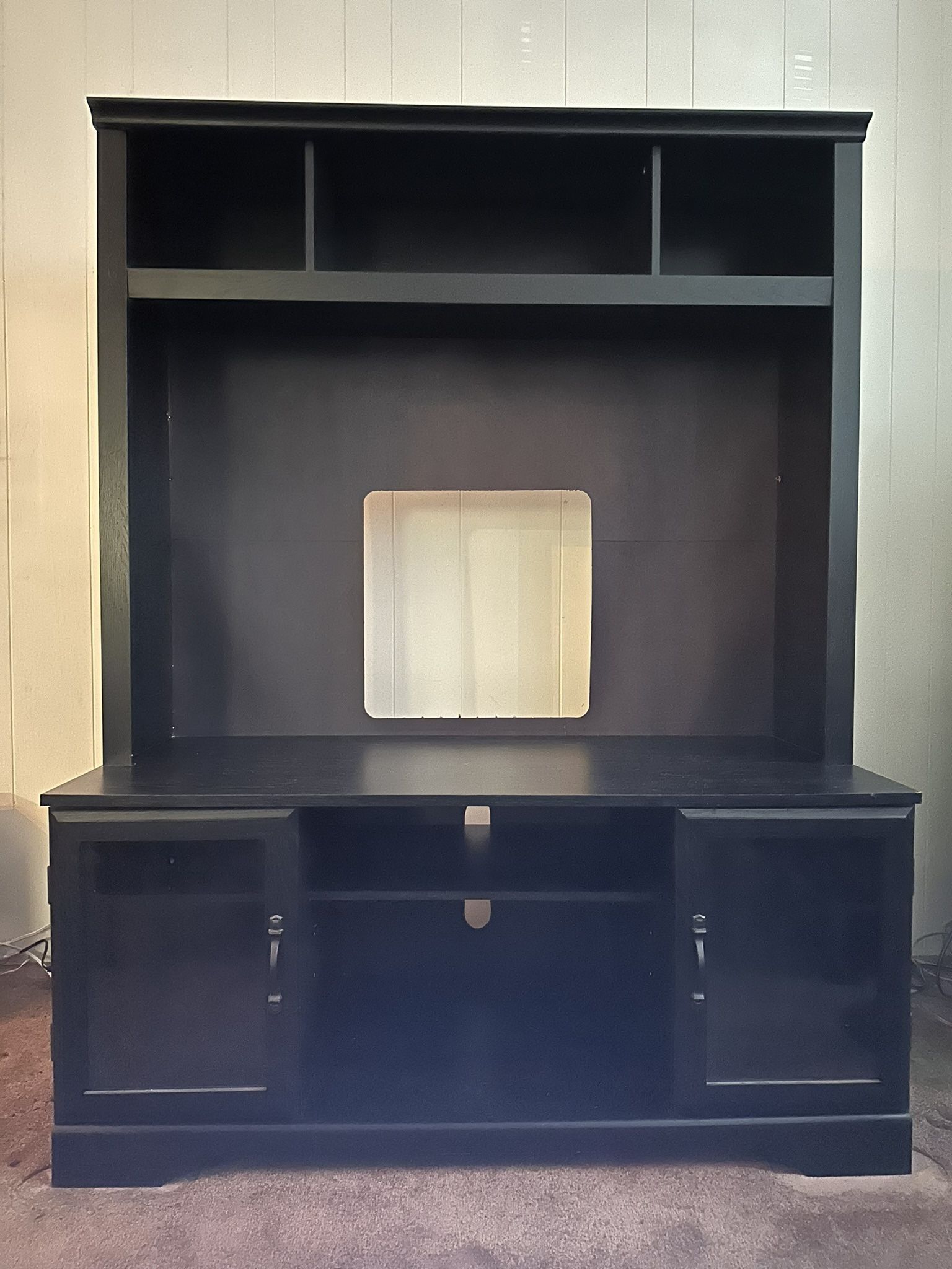 Media book shelf / Blu-ray / DVD / CD / Great For Storing Your Media!  Moveable shelves. RIVERSIDE
